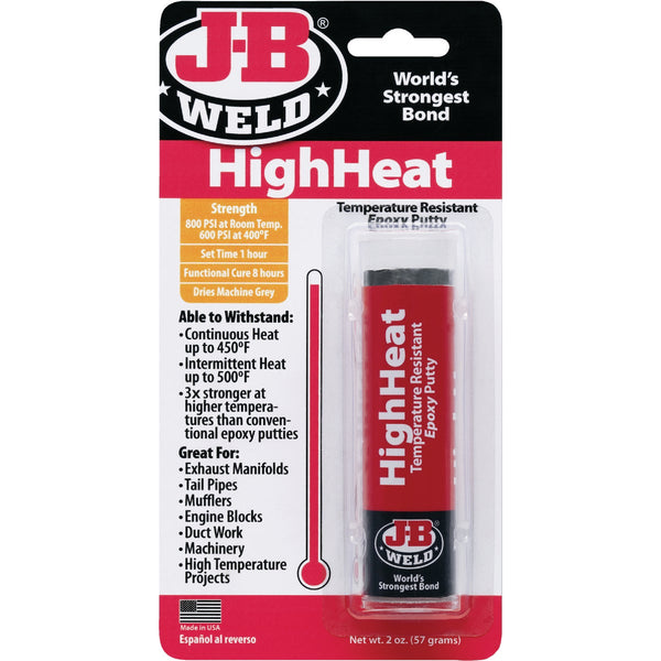 J-B Weld HighHeat 2 Oz. Gray Epoxy Putty