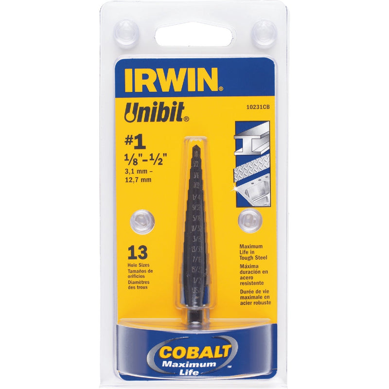 Irwin Unibit 1/8 In. - 1/2 In.