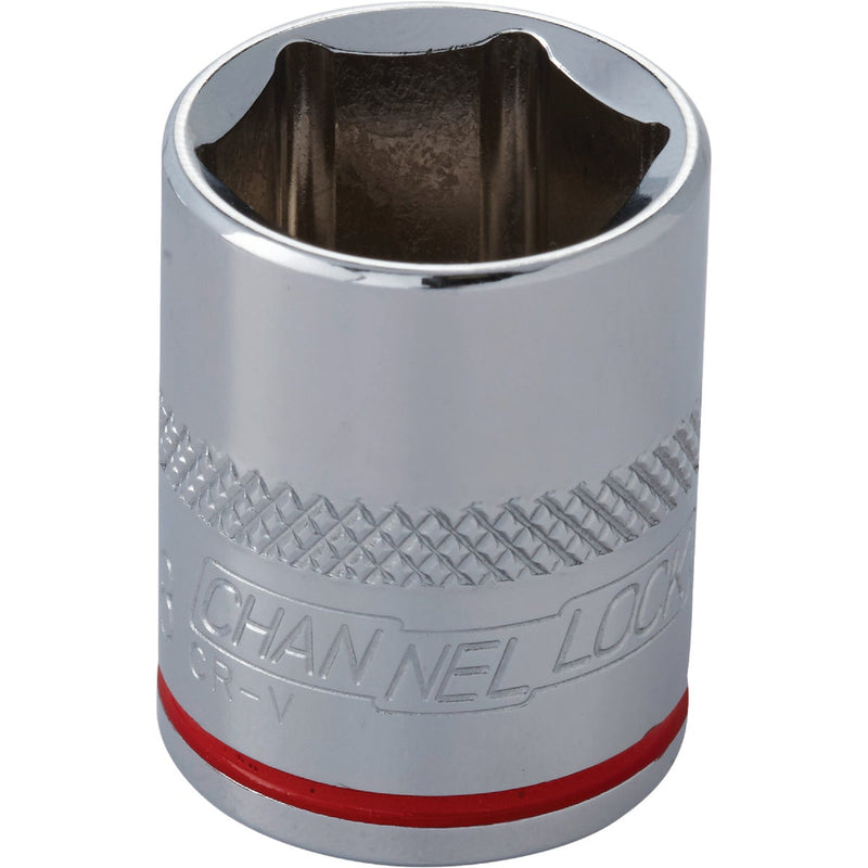 Channellock 3/8 In. Drive 5/8 In. 6-Point Shallow Standard Socket