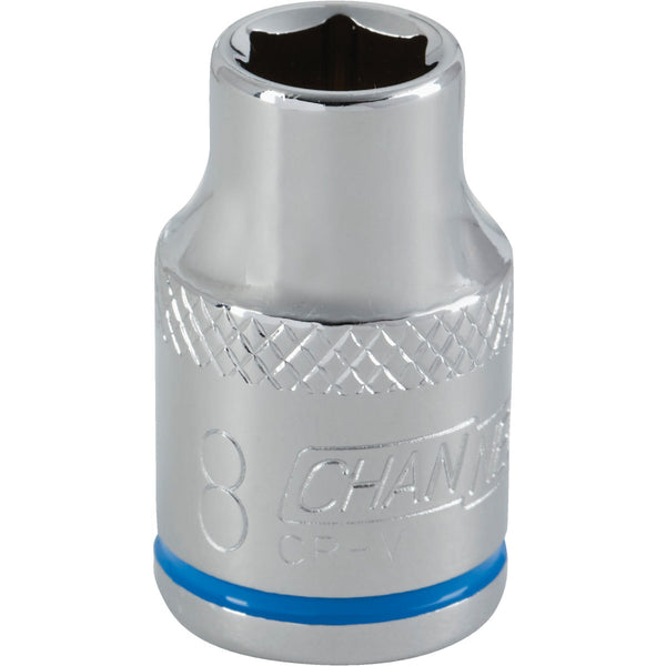 Channellock 3/8 In. Drive 8 mm 6-Point Shallow Metric Socket