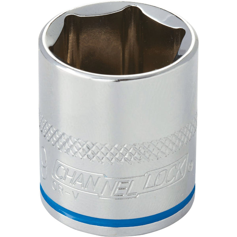 Channellock 3/8 In. Drive 19 mm 6-Point Shallow Metric Socket