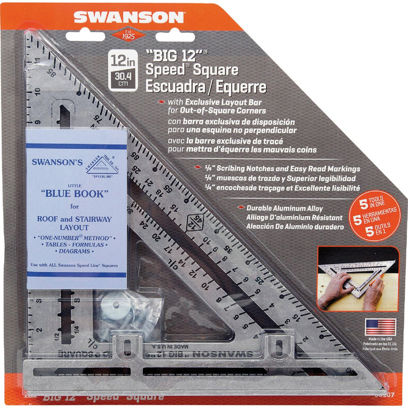 Swanson Big 12 Speed 12 In. Aluminum Rafter Square