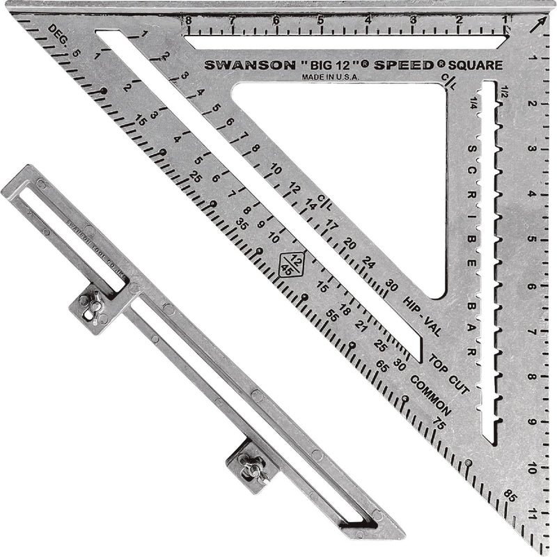 Swanson Big 12 Speed 12 In. Aluminum Rafter Square