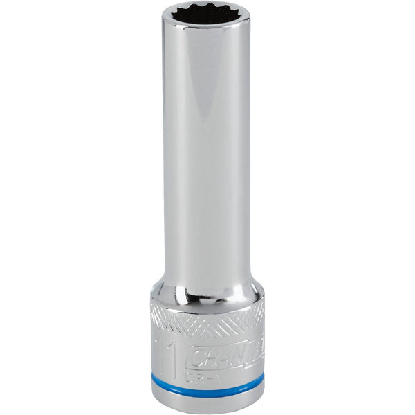 Channellock 1/2 In. Drive 11 mm 12-Point Deep Metric Socket