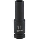 Channellock 1/2 In. Drive 11 mm 6-Point Deep Metric Impact Socket
