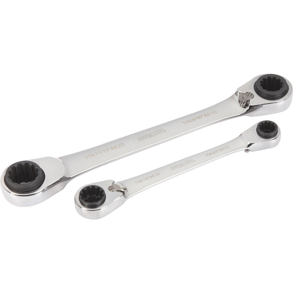 Channellock 28-in-1 Universal Ratcheting Box Wrench Set (2-Piece)