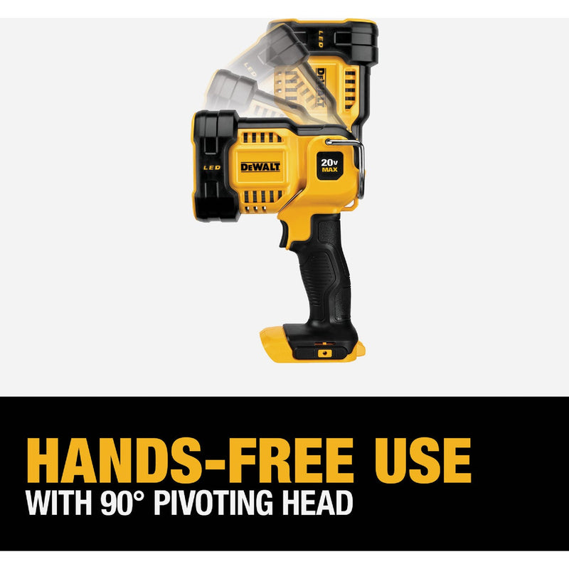 DEWALT 20V MAX LED Cordless Jobsite Spotlight (Tool Only)