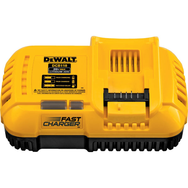 DEWALT 20V/60V MAX Lithium-Ion 8-Amp Fan Cooled Fast Battery Charger