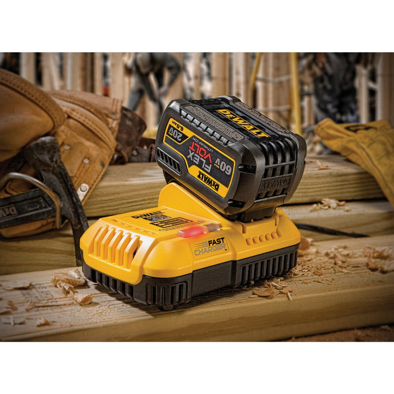 DEWALT 20V/60V MAX Lithium-Ion 8-Amp Fan Cooled Fast Battery Charger