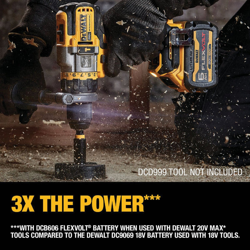 DEWALT FLEXVOLT 20V/60V MAX Lithium-Ion 6.0 Ah Battery Pack