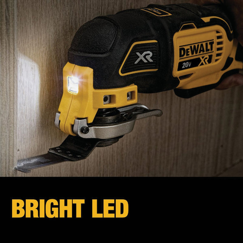 DEWALT 20V XR Brushless 3-Speed Cordless Oscillating Multi-Tool Kit with 2.0 Ah Battery & Charger