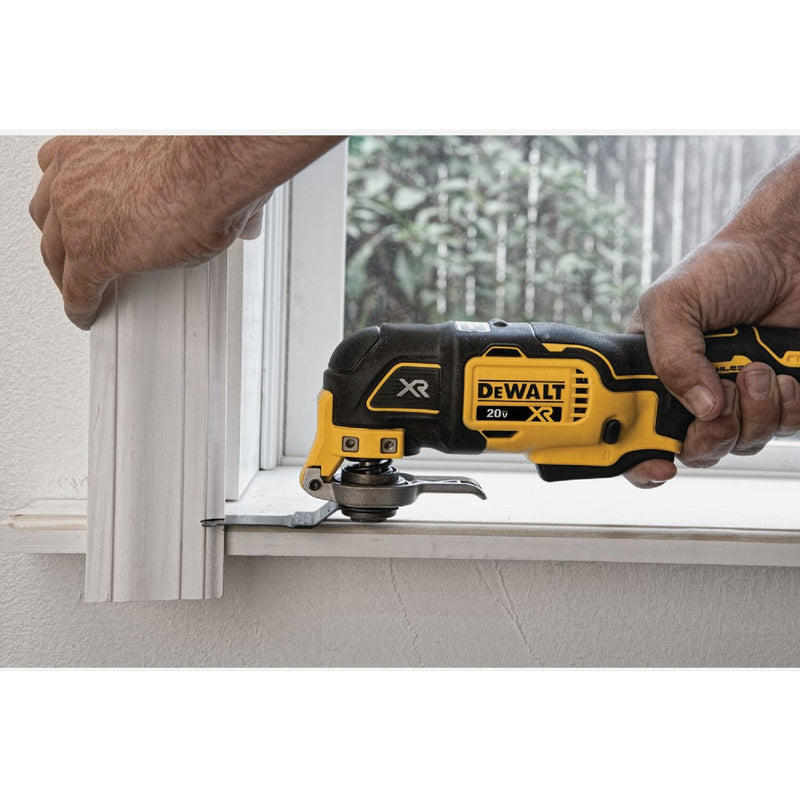 DEWALT 20V XR Brushless 3-Speed Cordless Oscillating Multi-Tool Kit with 2.0 Ah Battery & Charger