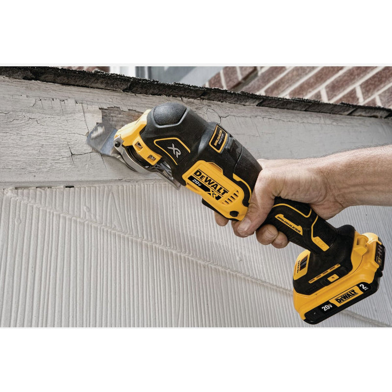 DEWALT 20V XR Brushless 3-Speed Cordless Oscillating Multi-Tool Kit with 2.0 Ah Battery & Charger