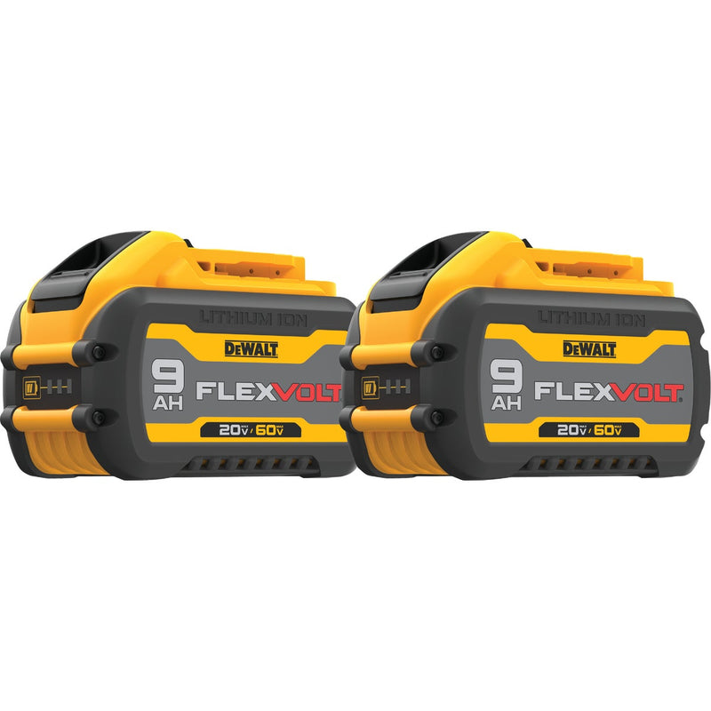 DEWALT FLEXVOLT 20V/60V MAX Lithium-Ion 9.0 Ah Battery Pack (2-Pack)