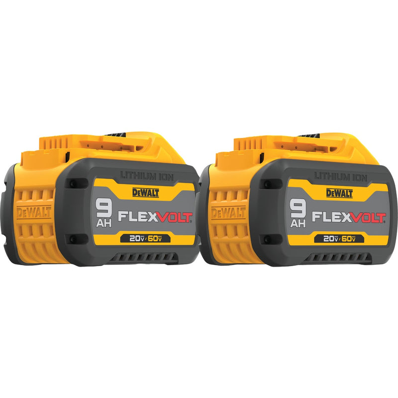 DEWALT FLEXVOLT 20V/60V MAX Lithium-Ion 9.0 Ah Battery Pack (2-Pack)