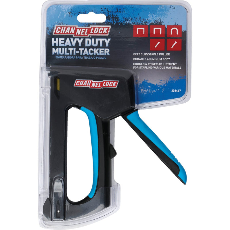 Channellock 5-in-1 Heavy Duty Multi Tacker Staple Gun