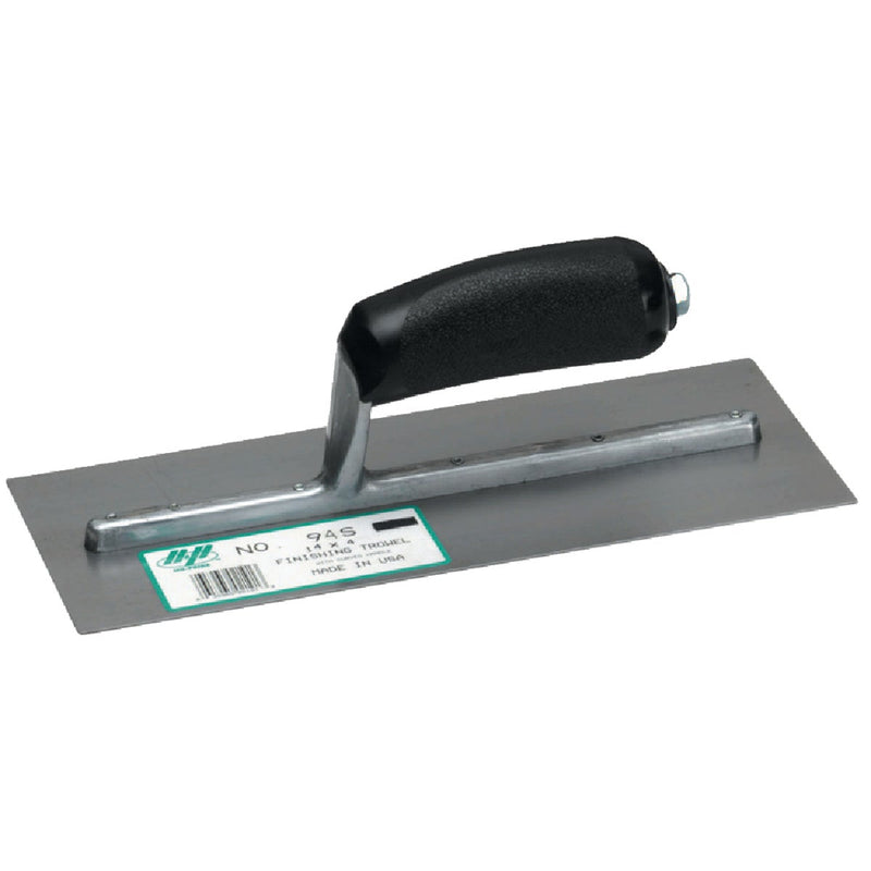 QLT 4 In. x 14 In. Finishing Trowel with Curved Plastic Handle