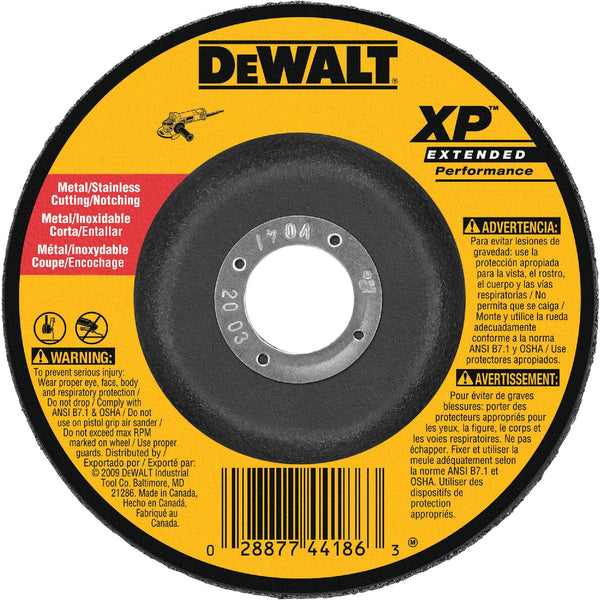 DEWALT HP Type 27 7 In. x 0.045 In. x 7/8 In. Metal/Stainless Notching Cut-Off Wheel