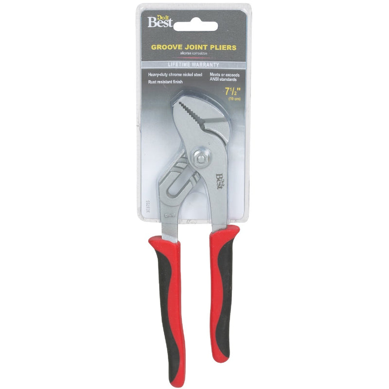 Do it Best 7-1/2 In. Straight Jaw Groove Joint Pliers