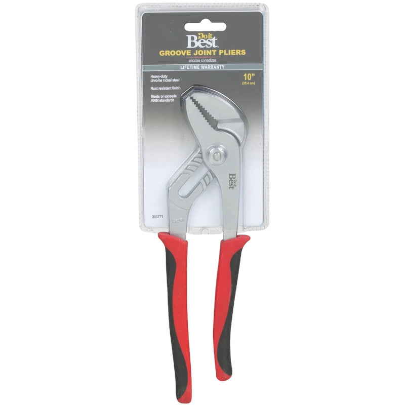 Do it Best 10 In. Straight Jaw Groove Joint Pliers