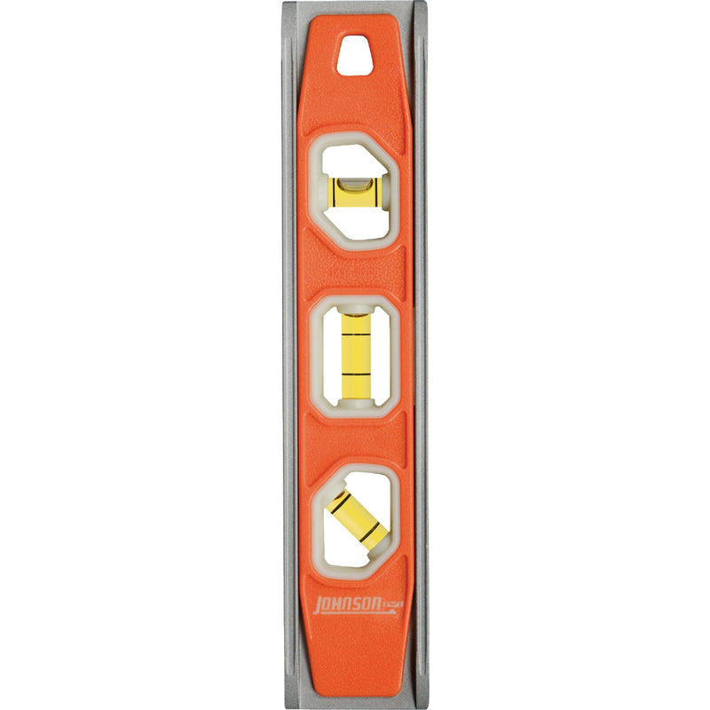 Johnson Level 9 In. Aluminum Magnetic Glo-View Torpedo Level