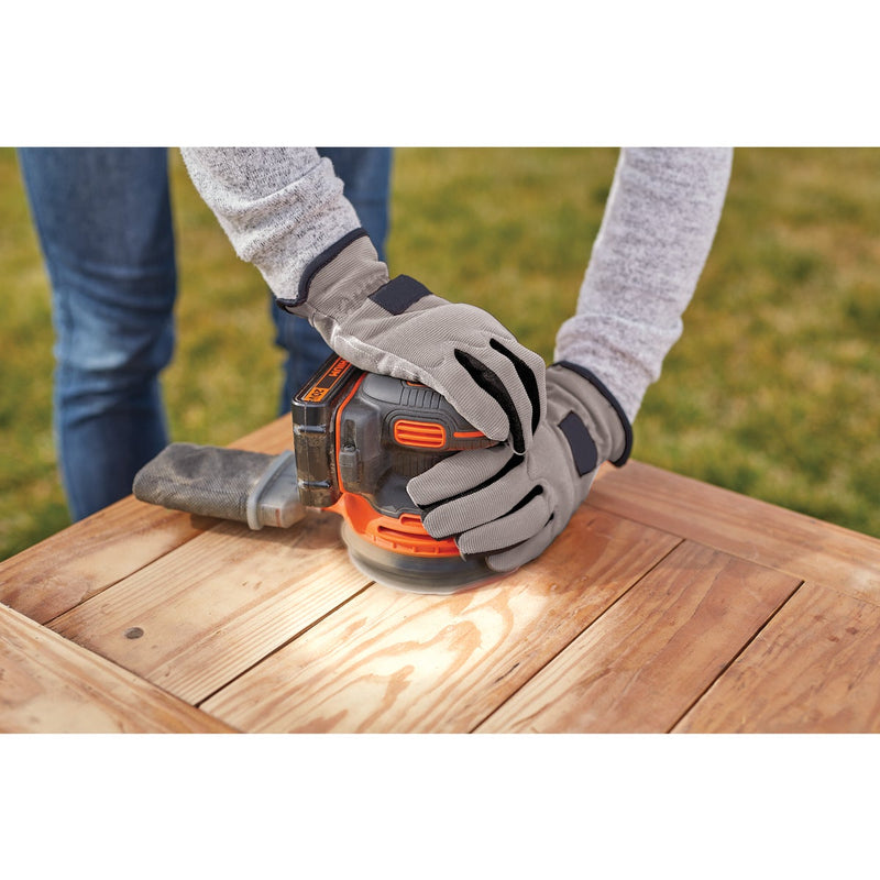 Black & Decker 20-Volt MAX Lithium-Ion Random Orbit Cordless Sander Kit