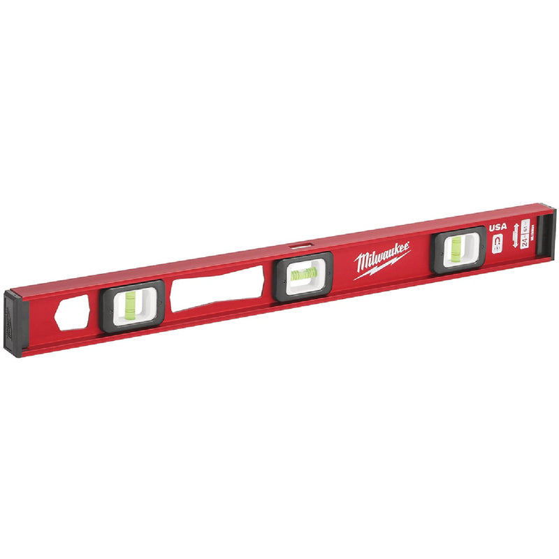 Milwaukee 24 In. Aluminum Magnetic I-Beam Level