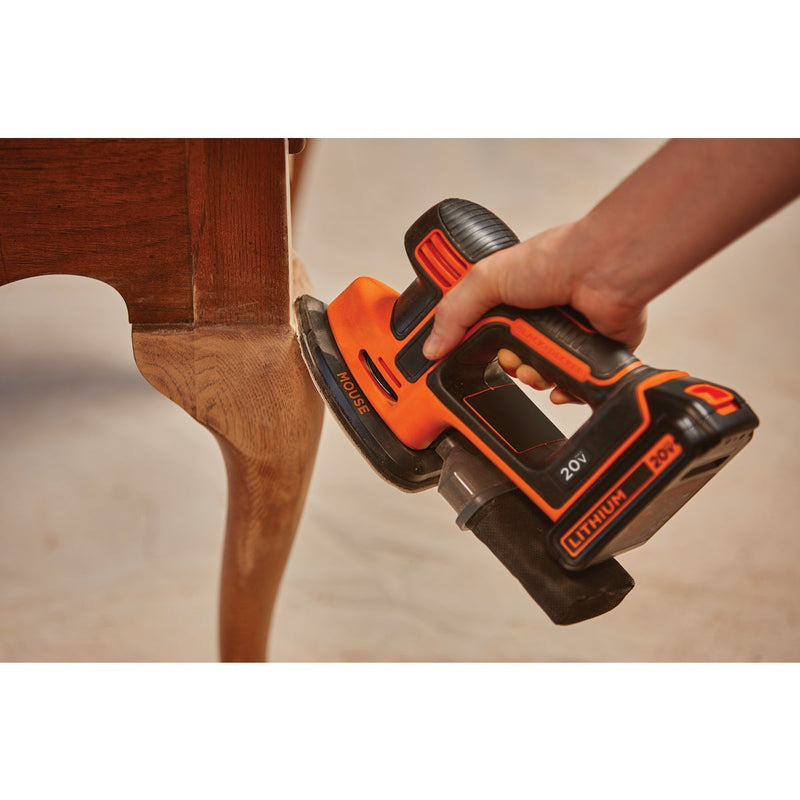 Black & Decker 20 Volt MAX Lithium-Ion Mouse Cordless Finish Sander