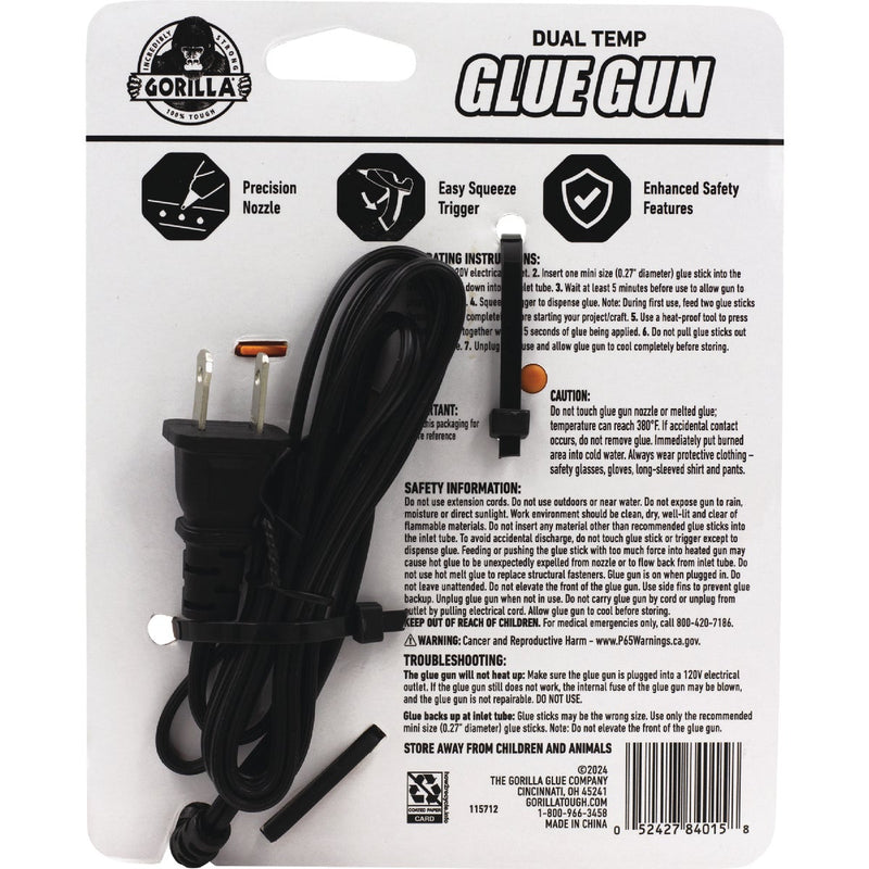 Gorilla Dual-Temp Mini Glue Gun