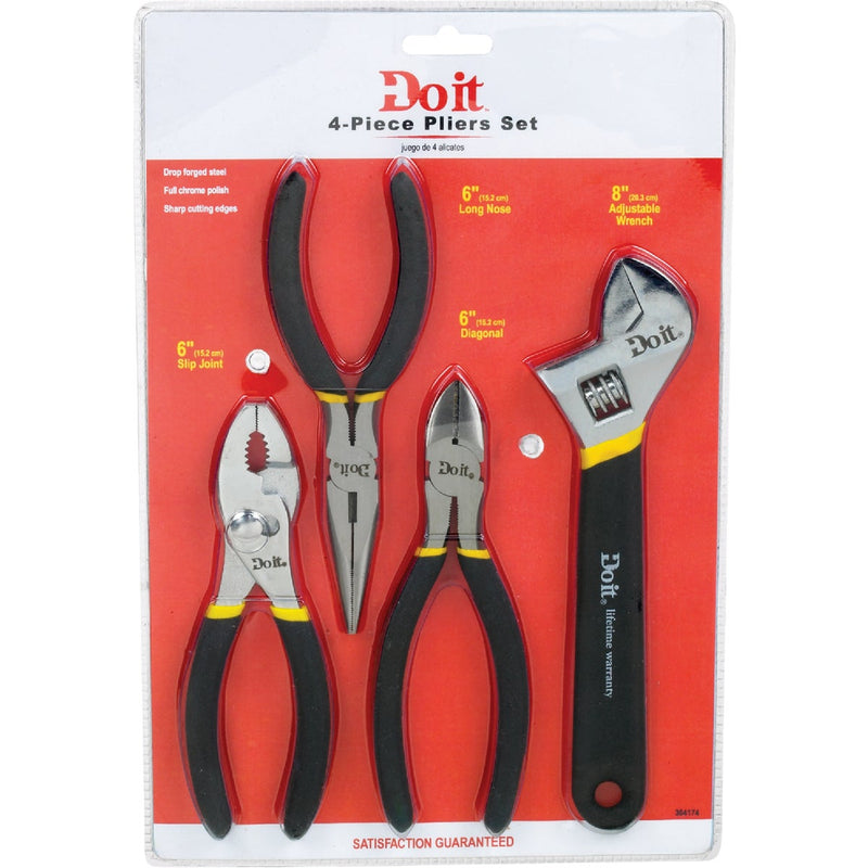 Do it Pliers And Wrench Set (4 Piece)