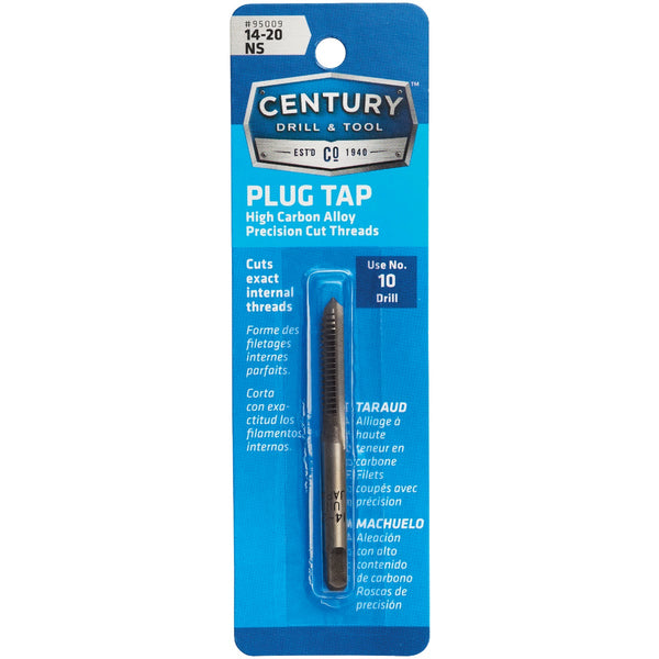 Century Drill & Tool 14-20 Carbon Steel National Standard Tap-Plug