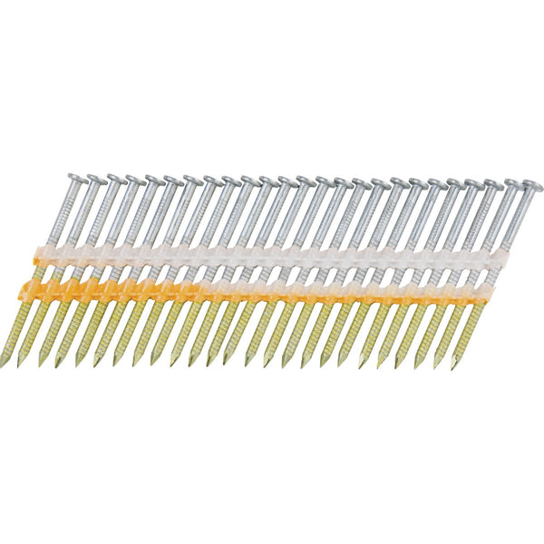 Pro-Fit 2-3/8 In. x 0.113 In. 21 Degree Plastic Strip Ring Shank Round Head Hot Dipped Galvanized Framing Stick Nails (5000 Ct.)