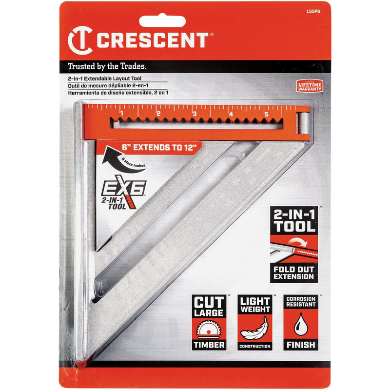 Crescent EX6 Aluminum Rafter Square