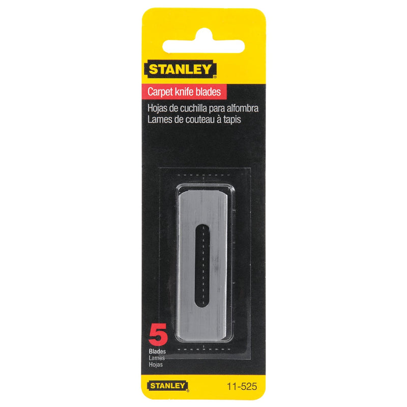 Stanley Double Edge Slotted 2-1/4 In. Carpet Knife Blade (5-Pack)