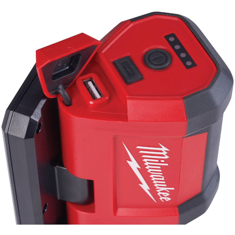 Milwaukee M12 ROVER 12 Volt Lithium-Ion LED Service & Repair Flood Cordless Work Light w/USB Charging (Tool Only)