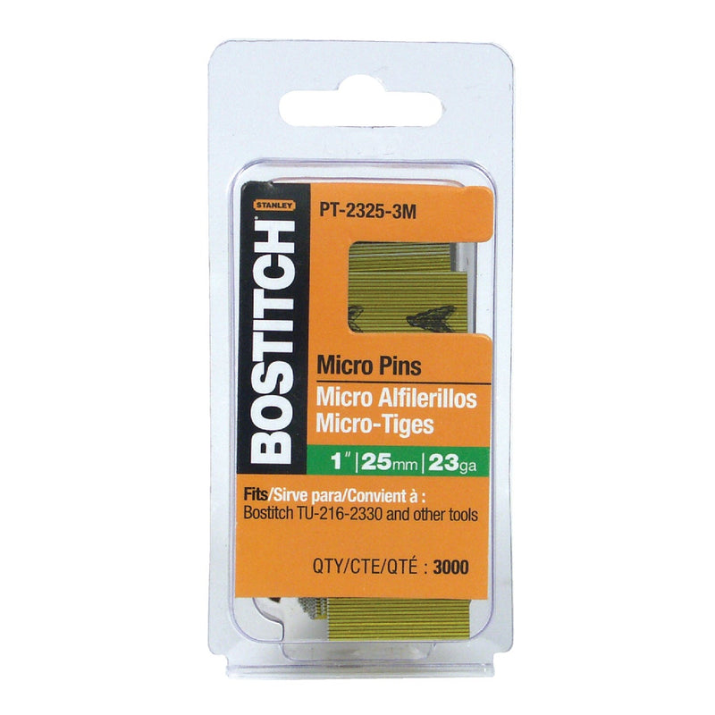 Bostitch 1 In. 23-Gauge Coated Pin Nail (3000 Ct.)