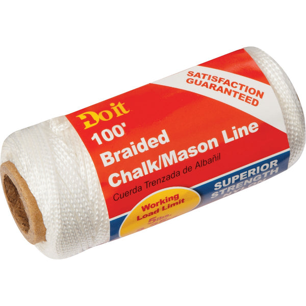 Do it Best 100 Ft. Braided Nylon Chalk/Mason Line