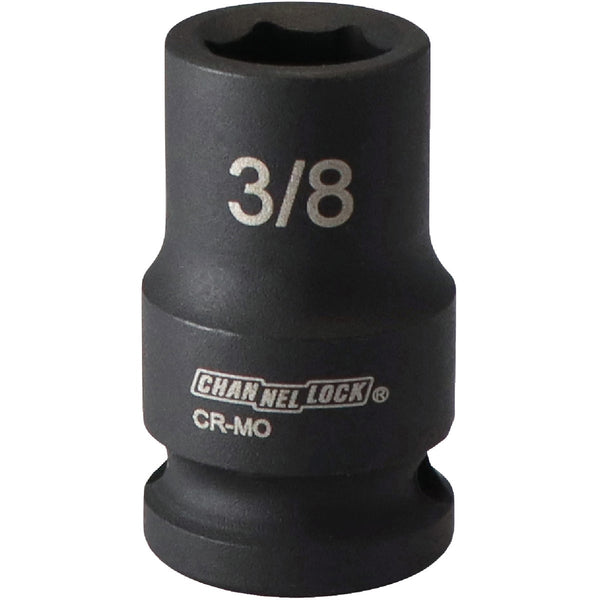 Channellock 3/8 In. Drive 3/8 In. 6-Point Shallow Standard Impact Socket