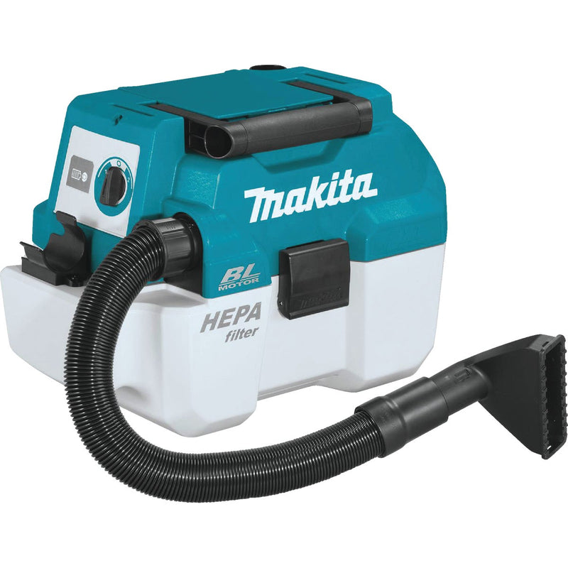 Makita 18 Volt LXT 2 Gal. Lithium-Ion Brushless Cordless Wet/Dry Vacuum (Tool Only)