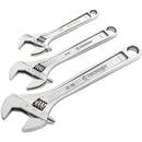 Crescent 6 In., 8 In., 10 In. Adjustable Wrench Set (3-Piece)