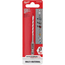 Milwaukee SHOCKWAVE 1/8 In. x 3-1/2 In. Impact Duty Carbide Multi-Material Hex Shank Drill Bit