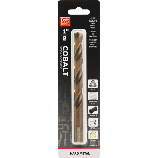 Do it Best 1/2 In. Cobalt Drill Bit