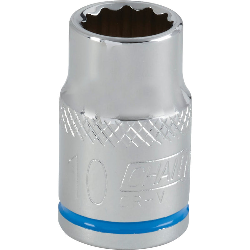 Channellock 3/8 In. Drive 10 mm 12-Point Shallow Metric Socket