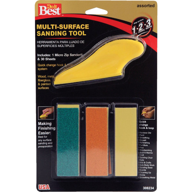 Do it Best Micro Zip Sander Hand Sanding Kit