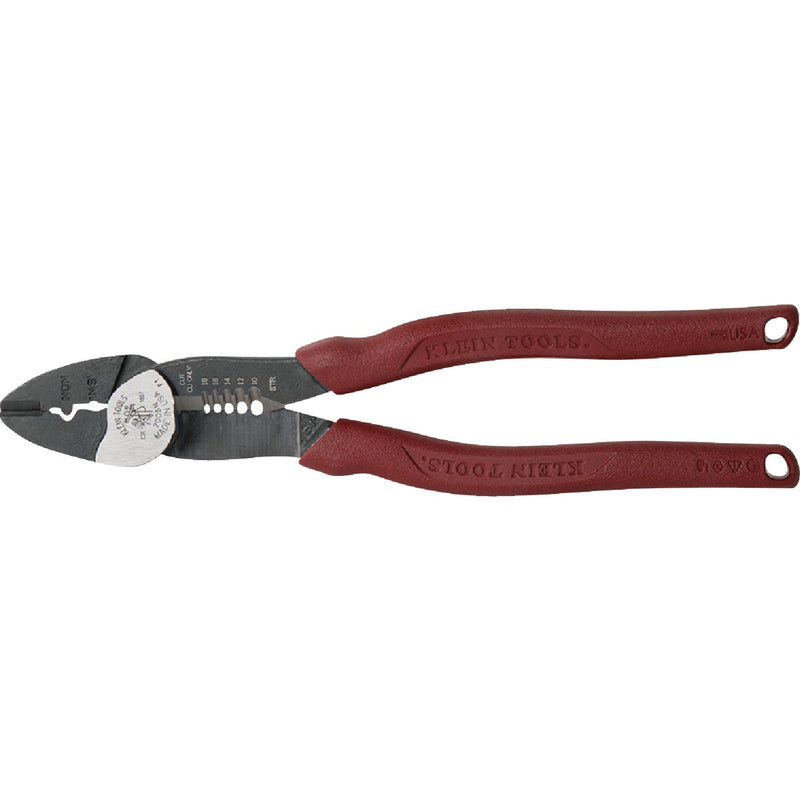 Klein 9 In. Forged Steel Crimper & Stripper/Cutter