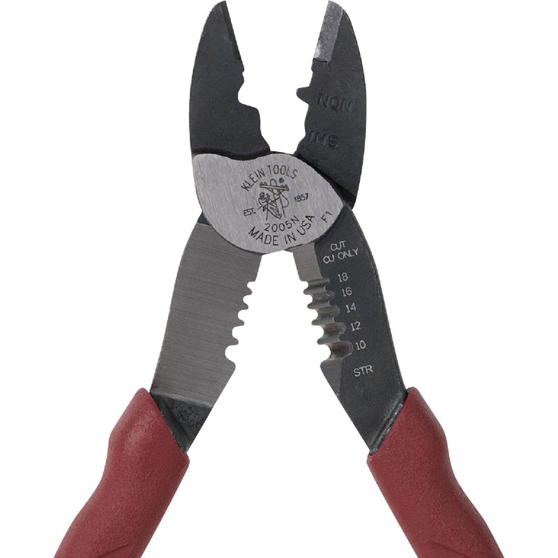 Klein 9 In. Forged Steel Crimper & Stripper/Cutter