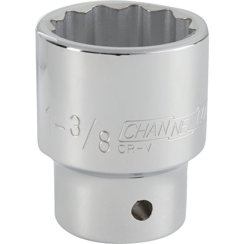 Channellock 3/4 In. Drive 1-3/8 In. 12-Point Shallow Standard Socket