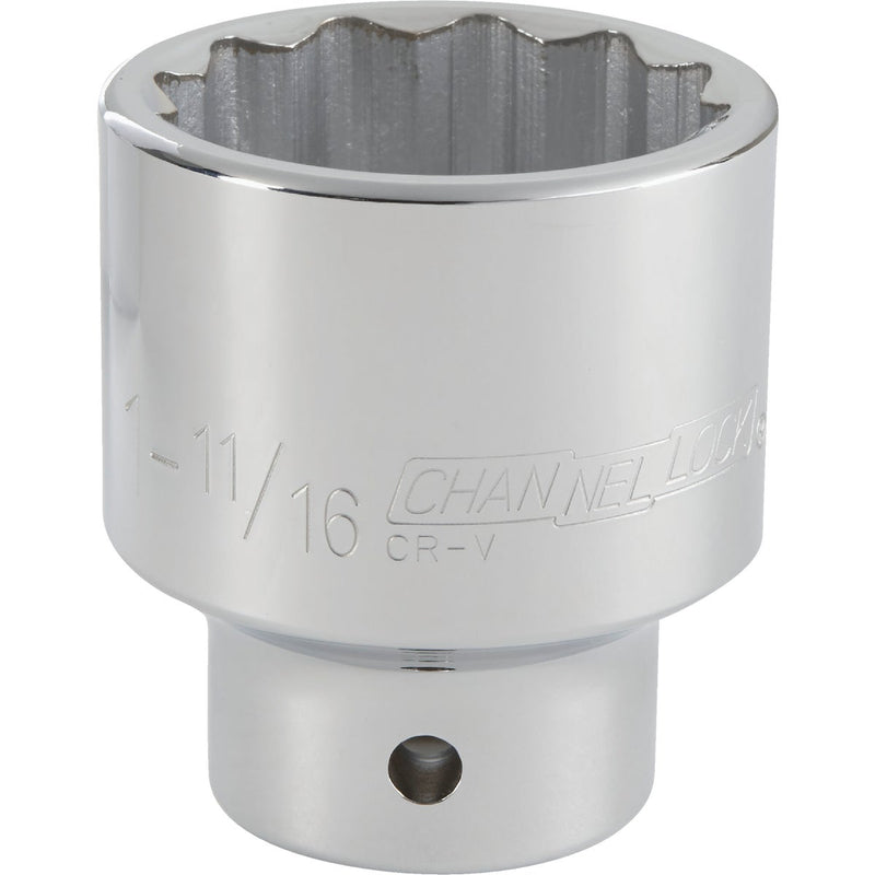 Channellock 3/4 In. Drive 1-11/16 In. 12-Point Shallow Standard Socket