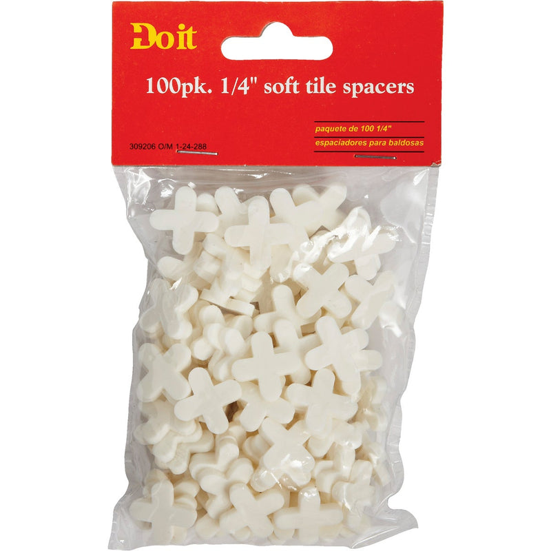 Do it 1/4 In. White Soft Tile Spacers (100-Pack)