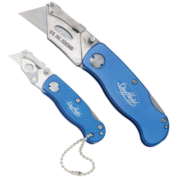 Sheffield Lockback Fixed Folding Utility Knife Set